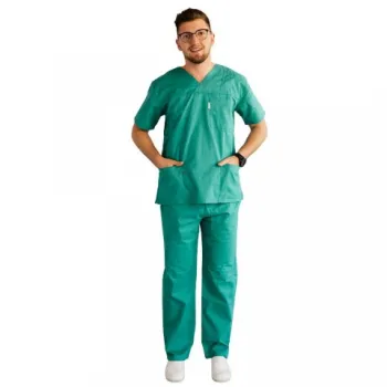 Costum medical Lotus 3, CVC, verde chirurgical-1