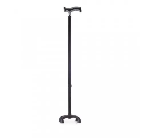 Baston reglabil din aluminiu cu pufar baza in patru puncte - RP192-1