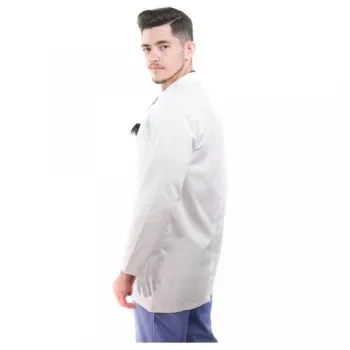 Bluza alba cu rever, pentru barbati - D17-1
