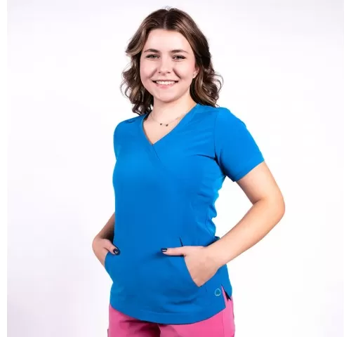 23-Bluza-medicala-Lotus-Flex--stretch--albastru-royal--TS-NP8