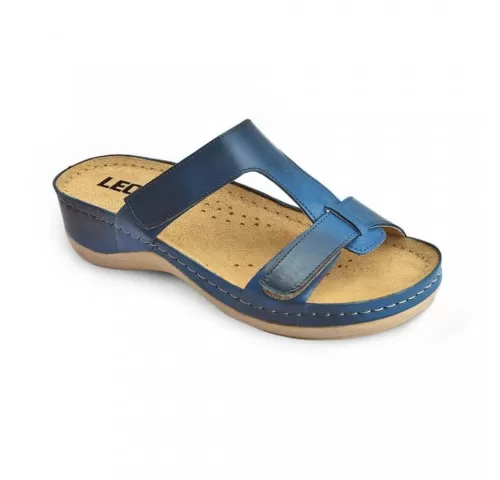 5-Saboti-dama--din-piele--de-vara--Leon-914--albastru