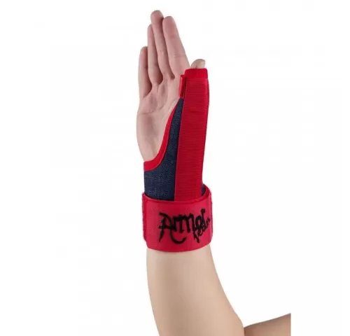 Orteza cu atela pentru police, velcro, din jeans, Armor - ARJ15-1