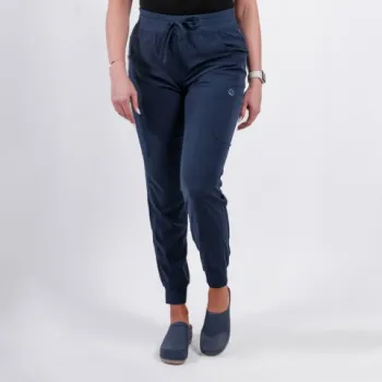 Pantaloni medicali Lotus Flex, stretch, cu snur, bleumarin, TS-SP4-1