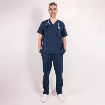 Costum medical Lotus Flex, stretch, bleumarin, TRS-KH1 TRS-KH2-1