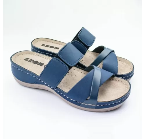 8-Saboti-dama--din-piele--de-vara--Leon-909-Orlando--bleumarin