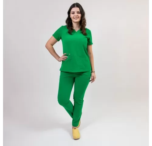 16-Costum-medical-Lotus-Flex--stretch--verde-chirurgical-inchis--TS-NP10-TS-SP3