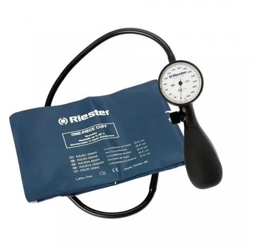 7-Tensiometru-mecanic-Riester-Shock-Proof®--alb--cu-manseta-dezinfectabila--marime-extra-large