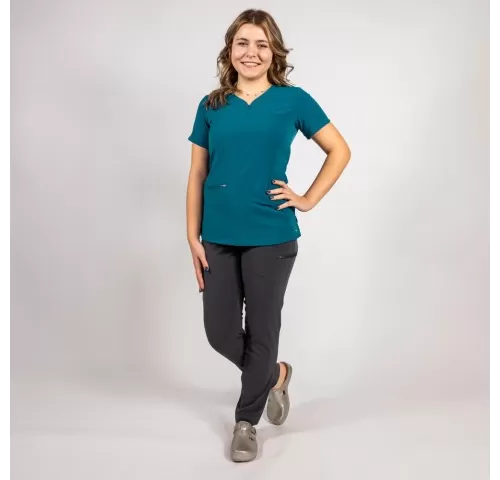 11-Costum-medical-Lotus-Flex--stretch--turcoaz-inchis-gri--TS-NP10-TS-SP3