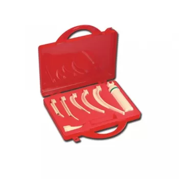 Set laringoscop cu 5 lame de unica folosinta si maner FO - GMA34384-1