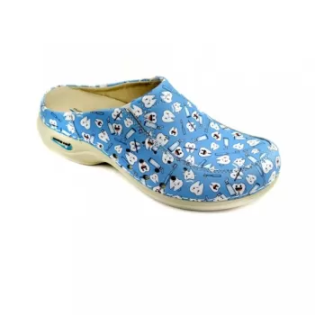 Saboti medicali din piele naturala, lavabili, Nursingcare Wash'Go Berlin, Dental-1