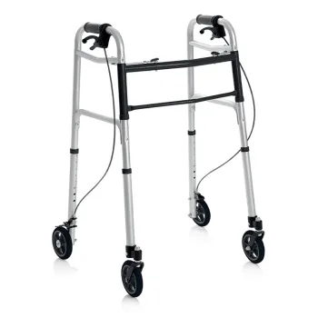 Cadru de mers pliabil cu 4 roti si frana - DB350-1