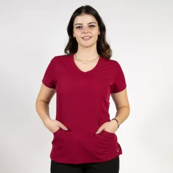 Bluza medicala Lotus Flex, stretch, visiniu, TRS-NP13-1