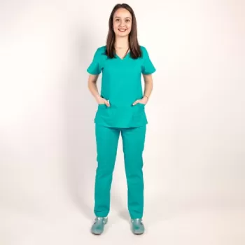 Costum medical Lotus Flex, stretch, sea frost, CVC-NP4 CVC-SP2-1