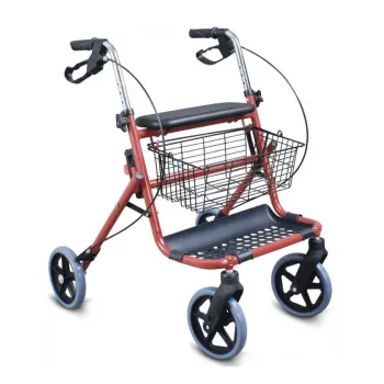 Rolator pliabil cu 4 roti, frana, scaun si cos - TWA914H-1-1