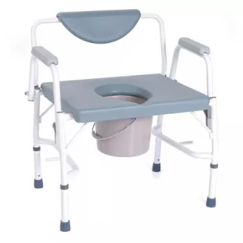 Scaun WC de camera 4 in 1, pentru persoane supraponderale - RH780-1