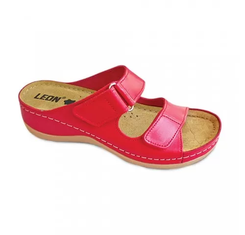 2-Saboti-dama--de-vara--din-piele--Leon-905--rosu