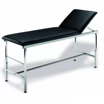 Canapea de examinare cromata cu 2 sectiuni si suport rola inclus - M600358/C-1