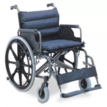 Carucior cu rotile sezut extralarg, transport pacienti adulti - FS951B-56-1