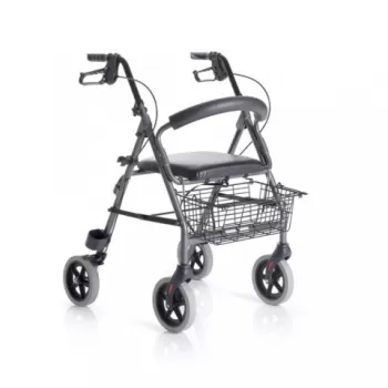 Rolator din aluminiu vopsit, cu 4 roti, sezut si cos  - RP520 ATLANTE-1