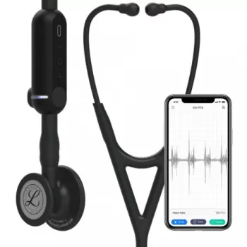 Stetoscop electronic 3M™ Littmann® CORE Digital, Negru complet (Black Edition)-1