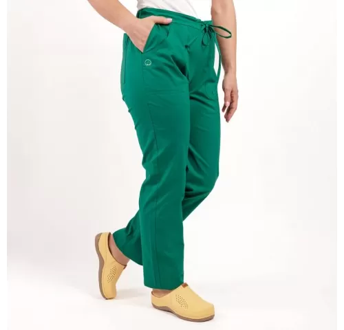3-Pantaloni-medicali-Lotus-Flex--stretch--cu-elastic-si-snur--verde-hunter--CVC-SP2