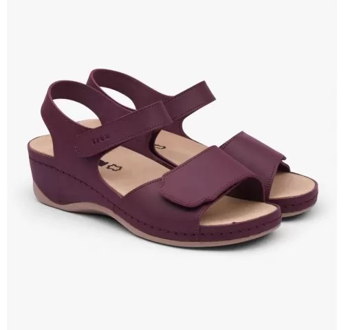 8-Saboti-dama--de-vara--din-piele--inchidere-cu-scai--Leon-2024-Bakkar--bordo-mat