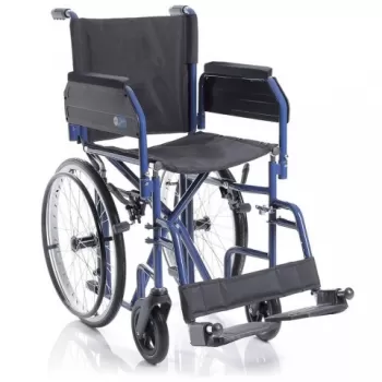 Carucior cu rotile pliabil transport pacienti, actionare manuala - CP620 Skinny-1