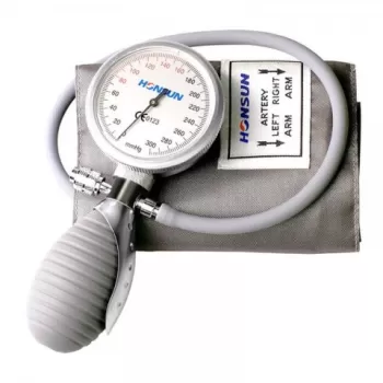 Tensiometru mecanic cromat, cu manometru la para, Elecson HS201Q1-1