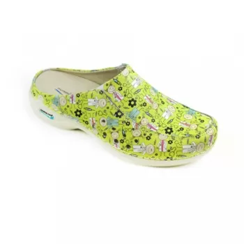 Saboti medicali din piele naturala, lavabili, Nursingcare Wash'Go Berlin, Kids-1