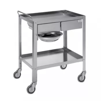 Carucior rastel din inox pentru instrumentar - M601051-1