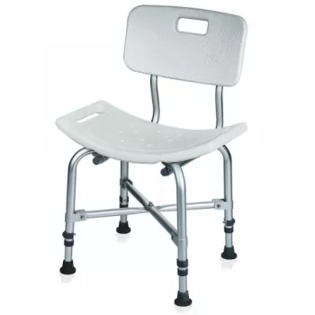 Scaun de baie dreptunghiular cu spatar si inaltime reglabila, pentru persoane supraponderale - RH830-1