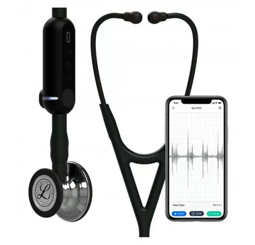 2-Stetoscop-electronic-3M™-Littmann®-CORE-Digital--Negru--capsula-oglinda--Black-High-Polish-Mirror-