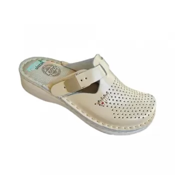 Saboti medicali, de dama, din piele, bej, Leon V260-1