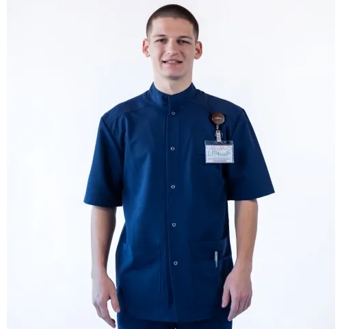 3-Bluza-medicala-cu-capse--Lotus-Flex--stretch--bleumarin--TRS-JK7