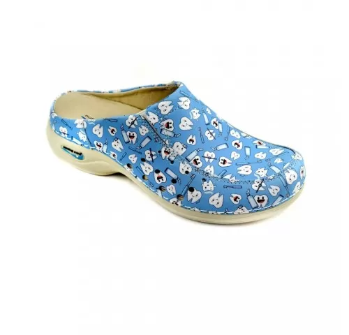 Saboti medicali din piele naturala, lavabili, Nursingcare Wash'Go Berlin, Dental-1