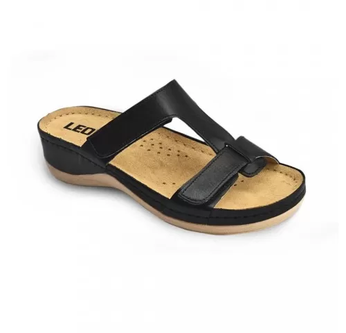 24-Saboti-dama--din-piele--de-vara--Leon-914--negru