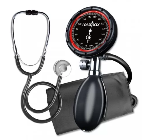15-Tensiometru-manual-Rossmax--cu-manometru-la-para-si-stetoscop-inclus---GD102
