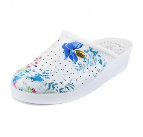 2-Saboti-medicali-din-piele--cu-imprimeu-Fantasia-10---Goldenfit-707-L