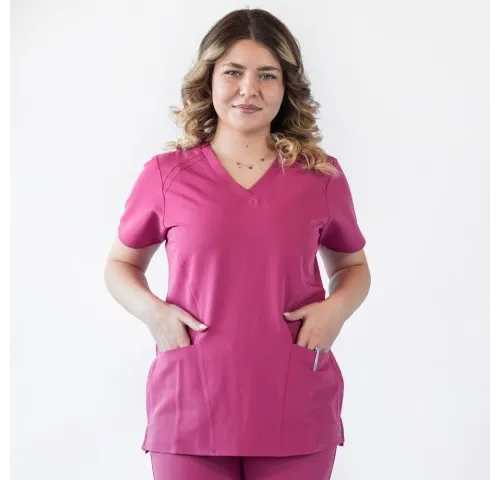 10-Bluza-medicala-Lotus-Flex--stretch--fucsia-orhidee--TRS-NP24