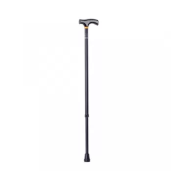 Baston reglabil din aluminiu, maner lemn, diferite forme-1