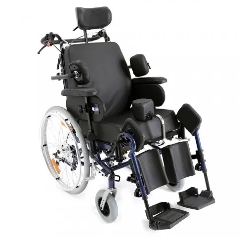 Carucior cu rotile multipozabil, cu actionare manuala, metal vopsit - CP910-1