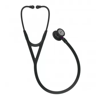 Stetoscop 3M™ Littmann® Cardiology IV, Negru/violet, capsula neagra (Black/Violet/Black)-1