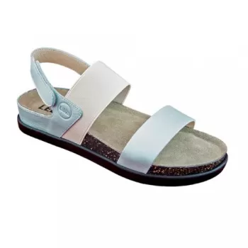 Sandale Leon 1253, de vara, din piele, turcoaz-1