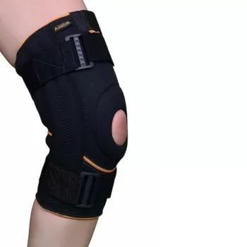 Orteza genunchi, lunga, cu suport rotula si ligamente - Armor ARK2103-1