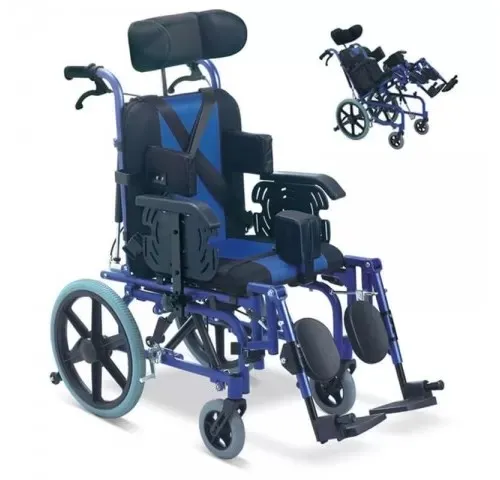 Carucior cu rotile multipozabil, transport pacienti adulti - TRW958LBCGPY-1