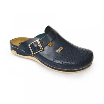 Saboti medicali, din piele, pentru barbati, Leon 700M, bleumarin-1