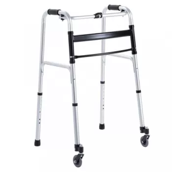 Cadru de mers pliabil, 2 roti mobile fata, spate fix - RP734-1