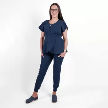 Costum medical Lotus Flex, stretch, bleumarin, TRS-NP12 TRS-SP4-V3-1