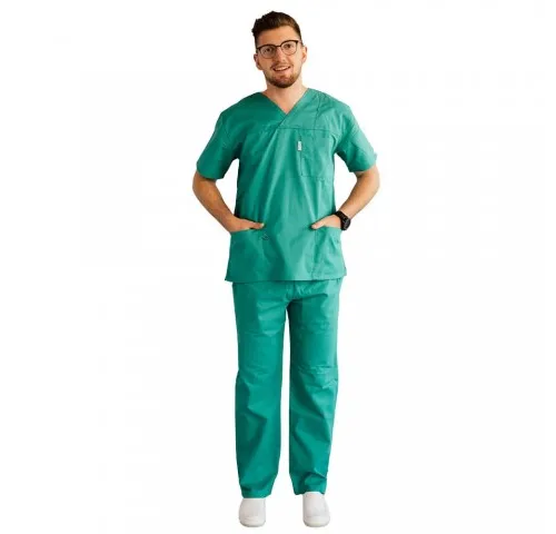 Costum medical Lotus 3, CVC, verde chirurgical-1