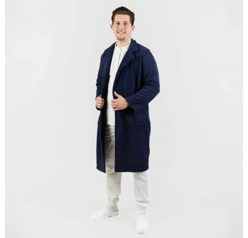 Halat polar, model lung, bleumarin-1